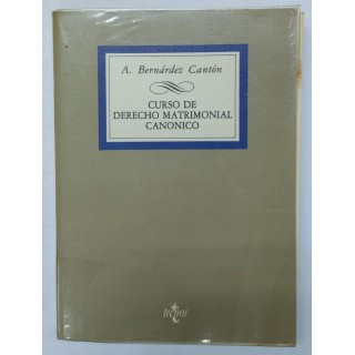 Curso de Derecho Matrimonial canonico